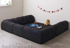 Rakuten - こたつと合わせるソファ こたつに合わせるフロアコーナーソファ コの字 マット部分サイズ 142×142cm 厚さ40mm