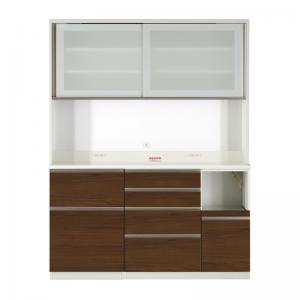 キッチン収納 開梱設置付 大型レンジ対応 ハイカウンター90cmキッチンボード キッチンボード 幅160 高さ205