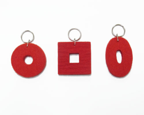 【VERSO DESIGN】KII(キーリング) / 06レッド 【VERSO DESIGN】KII(キーリング) / 06レッド