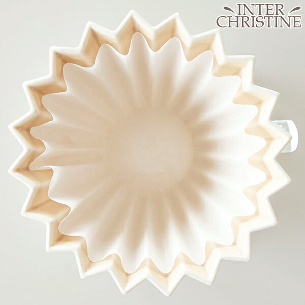 ORIGAMI オリガミ Paper Filter ペーパーフィルター Wave 4杯用(4CUPS) ウェーブ 50枚入（フラットボトム） inter-c-10007269 インタークリスティーヌ サンプル画像3