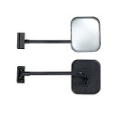 信栄物産 リア用アンダーミラー はさみ込みタイプ 角型175×150 黒 RX-14K | ミラー 鏡 リアミラー アンダーミラー 後付け ハイエース トラック...