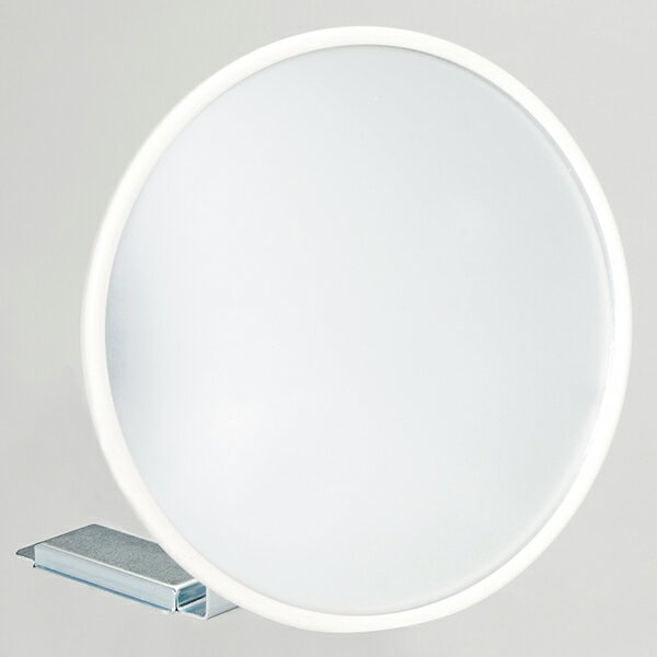 信栄物産 マグネットミラー丸型 147φ 白 SE-15AW | マグネット ミラー 鏡 かがみ カーブミラー 家庭用 車庫 ガレージ 防犯 防犯グッズ 防犯ミラー 丸形 丸型 丸い鏡 日本製 磁石 便利グッズ 安心 安全 ガラス 飛散防止のサムネイル
