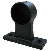 Rakuten - フジテック DCブラック プロケアブラケット（ネジ付） 32止 32Φ 28190-1 | ブラケット 金具 部品 黒 マット インテリア DIY 組み立て 工具 建築 リフォーム パイプ 手すり ハンガーラック クローゼット ハ