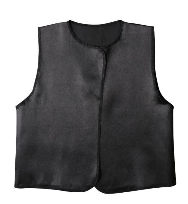 【法人・個人事業主様限定】アーテック ソフトサテンベスト J 黒 atc-14526