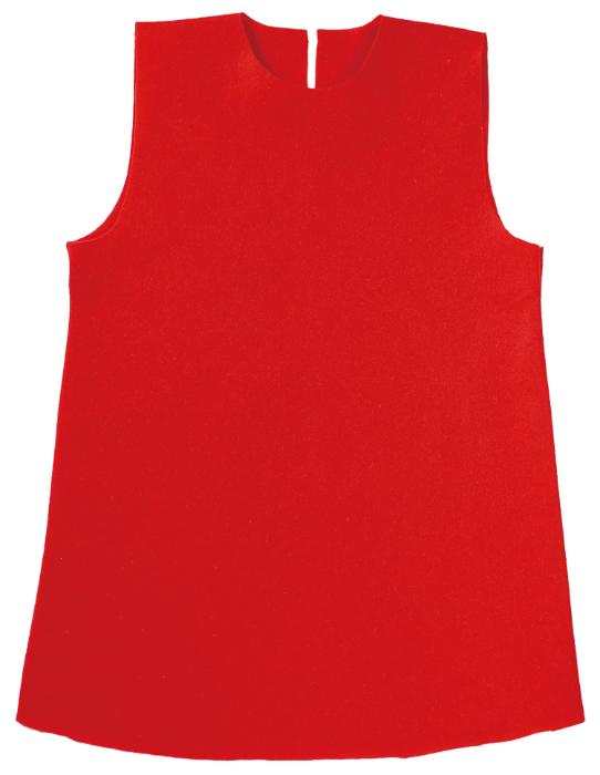 【法人・個人事業主様限定】アーテック フェルト ワンピース レッド Cサイズ atc-18022