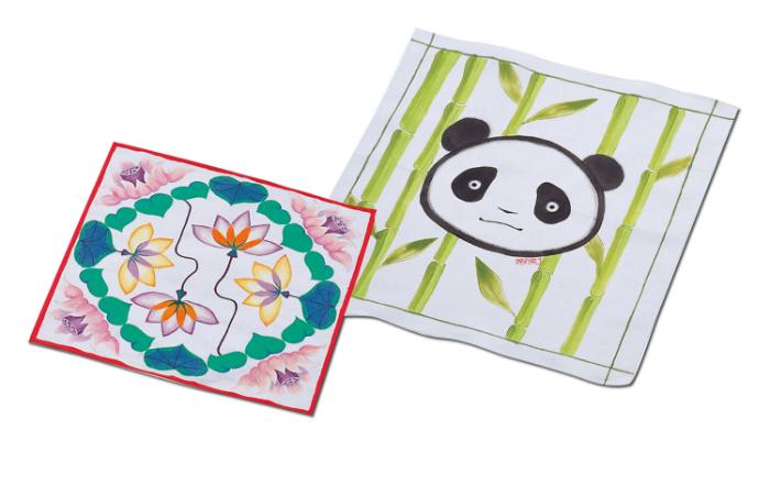 【法人・個人事業主様限定】アーテック 白布ハンカチ 小（275x275mm） atc-38031