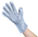 【法人・個人事業主様限定】 大人用ビニール手袋 水色 100枚/箱入 51415