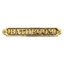 【ゴーリキアイランド】 サイン BATHROOM | ルームプレート ドアプレート サインプレート プレート ドアサイン 室名札 トイレ お手洗い ドア 表示 ...
