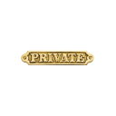 【ゴーリキアイランド】 サイン PRIVATE | ルームプレート ドアプレート サインプレート プレート ドアサイン 室名札 トイレ お手洗い ドア 表示 看...