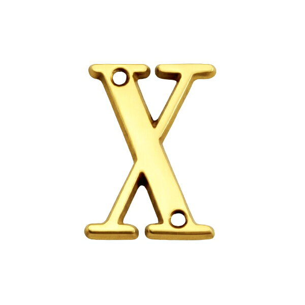 Other - 【ゴーリキアイランド】 ブラスレター 51 X | おしゃれ ドア ネームプレート 表札 玄関 ガーデン 切文字 ロゴ 店舗 オフィス サインプレート 飾り インテリア DIY アルファベット 装飾物 装飾品 装飾 真鍮 切り文字 リビング エントラ