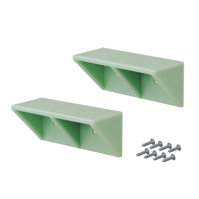 LABRICO ラブリコ シェルフサポート ヴィンテージグリーン dxv-52 | 取り付け diy 新生活 引っ越し DIYパーツ パーツ 部品 小型 家具 インテリア 模様替え 取付金具 取付 リフォーム 簡単 一人暮らし リビング 部屋 家 固定金具 家具固定 室内 組み立て家具 引越し シェルフ