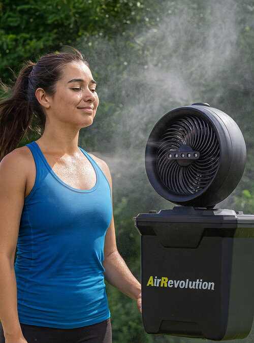 【法人・個人事業主様限定】 ミストファン ミスト扇風機 AirRevolution arm-01 | ...