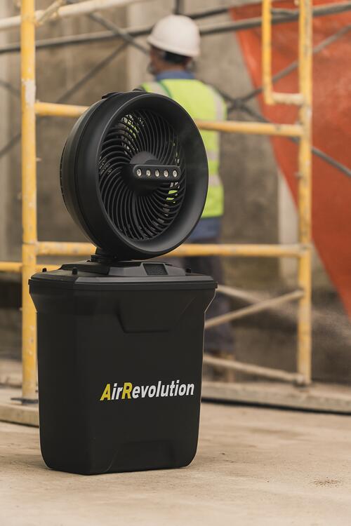【法人・個人事業主様限定】 ミストファン ミスト扇風機 AirRevolution arm-01 | ...