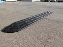 エコステップ反射なし2.9mセット | 駐車場 段差解消スロープ 屋外用 スロープ 段差 段差スロープ ゴム 段差解消 段差プレート 玄関 バイク プレート ガ...