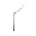 SK-560TSLP-WC バルコニー物干金物 1本単品 | 物干し 洗濯 屋外 コンパクト 壁付け ベランダ用 ピン 追加 取り付け 窓壁用 マンション 外 外壁 ベランダ 洗濯干し 洗濯物 干す 洗濯物干し 取付 延長 アーム 吊り 下