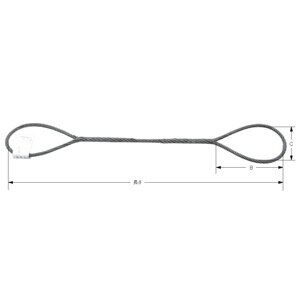 大洋製器工業 JIS玉掛ワイヤO/O10×2.5m 【3308455】 | 玉掛けワイヤー 玉掛け ワイヤー 玉掛け用具 玉掛け作業 荷役作業 土木建築 土木工事 建築工事 建設工事 ワイヤロープ ワイヤーロープ 吊り上げ 吊り作業 吊り荷作業 玉