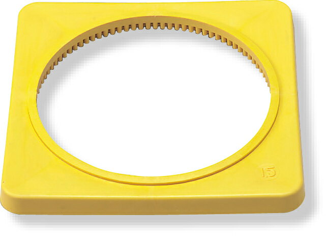 385-42 コーンウエイト（黄） | コーンウェイト コーン ウェイト ウエイト 重り カラーコーン 工事 工事現場 三角コーン 現場 おもり オモリ パイロン 安全 強風対策 コーンベッド 駐車場 ロードコーン ラ