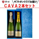 スパークリング ワイン ギフト 2本 セット スペイン カバ カヴァ cava ハウメ・セラ 辛口 極辛口 750mlx2本 母の日