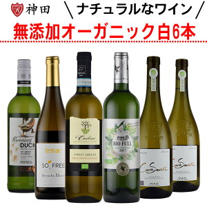 酸化防止剤 無添加ワイン オーガニックワイン 白ワイン 6本 セット 送料無料 母の日 SO2無添加