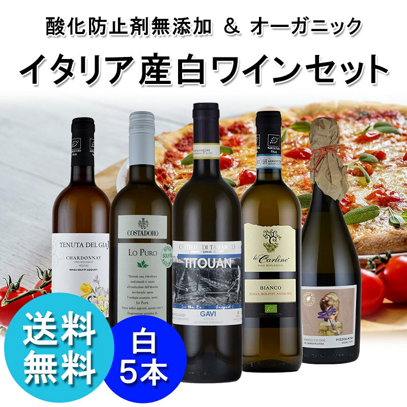 白ワイン 辛口 酸化防止剤 無添加ワイン オーガニックワイン イタリア 産 5本 セット 送料無料 お中元 SO2無添加 inter-mic-10001458 ワイン・日本酒の神田商店 サンプル画像2