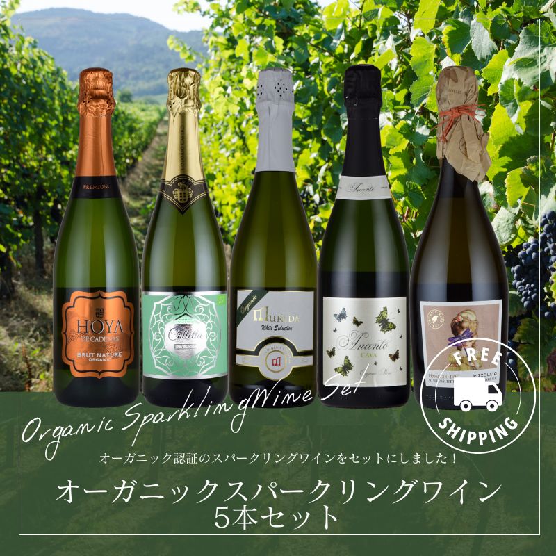 オーガニック スパークリングワイン スパークリング ワイン 5本セット 送料無料 お中元 inter-mic-10001462 ワイン・日本酒の神田商店 サンプル画像2
