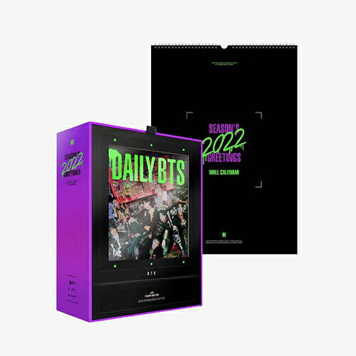 BTS 2022 SEASON'S GREETINGS & Wall Calendar シーグリ シーズングリーティング カレンダー 防弾少年団 バンタン ばんたん 公式グッズ kpop 韓国直送のサムネイル