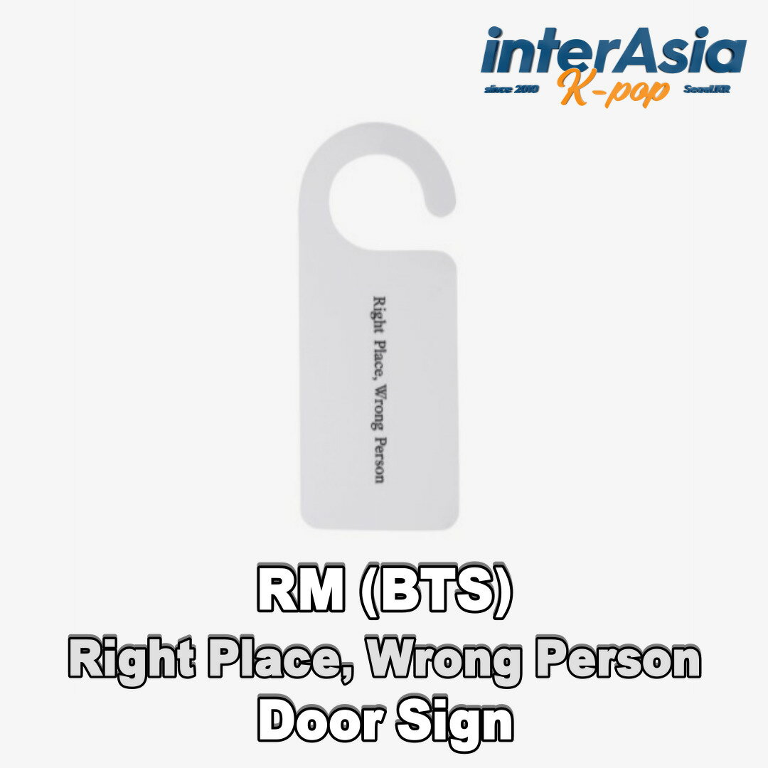 RM (BTS) - Door Sign Right Place, Wrong Person 륨 ʥॸ  Kim N...