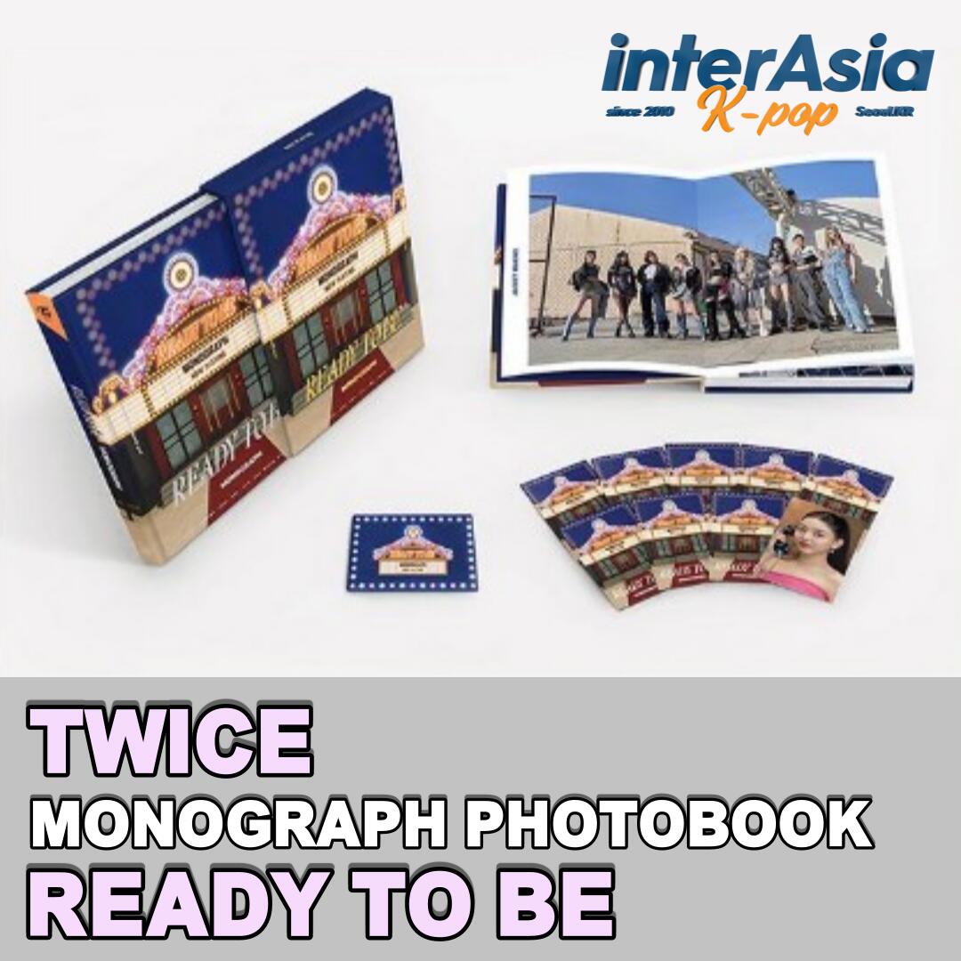 TWICE - MONOGRAPH 'READY TO BE' トゥワイス PHOTOBOOK モノグラフ 写真集 公式フォトブック 公式グッズ JYPエンタ…