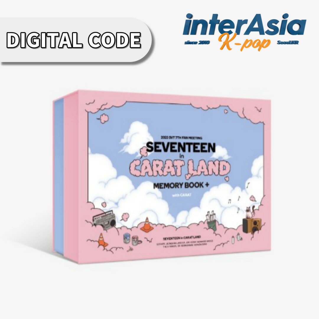 SEVENTEEN - 2023 SVT 7TH FAN MEETING 〈SEVENTEEN in CARAT LAND〉MEMORY BOOK +DIGITAL CODE セブンティーン セブチ SVT Pledis Entertainment kpop 韓国盤 送料無料