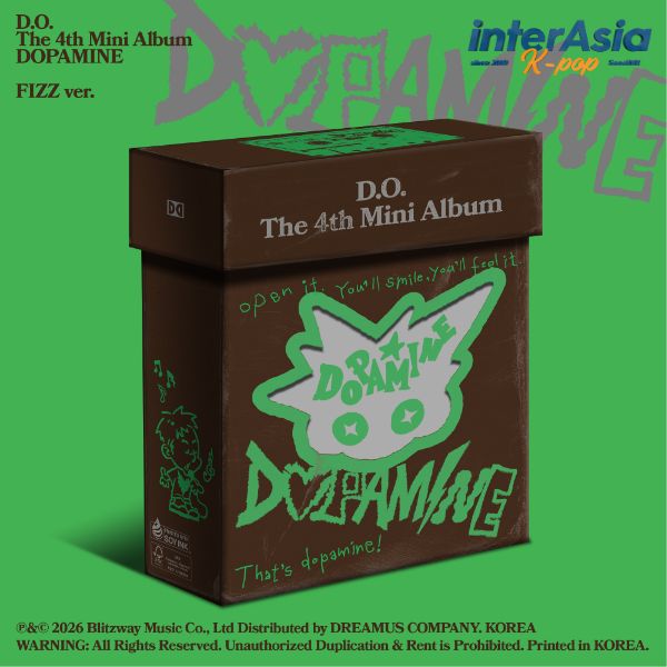 ★09月08日発売★ D.O - 4th Mini Album [DOPAMINE] (FIZZ ver.) EXO エクソ ディオ DOH KYUNG SOO ドギョンス Blitzway Entertainment 韓国盤 送料無料