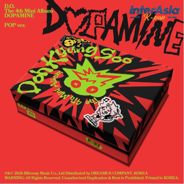 ★09月08日発売★ D.O - 4th Mini Album [DOPAMINE] (POP ver.) EXO エクソ ディオ DOH KYUNG SOO ドギョンス Blitzway Entertainment 韓国盤 送料無料