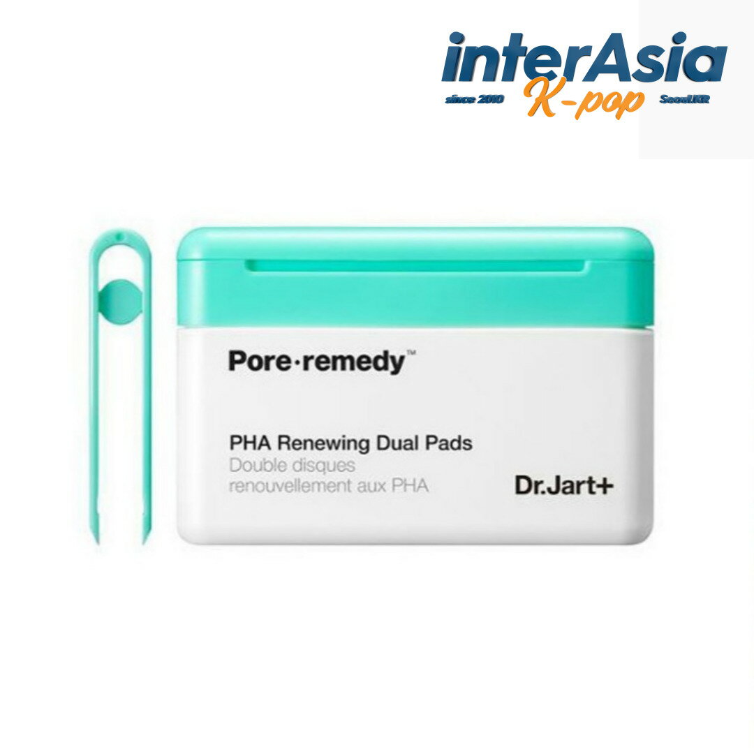 楽天InterAsia★新商品★ [Dr.Jart+] ポアレミディー PHA リニューイング デュアルパッド Pore remedy PHA Renewing Dual Pads（60pads） ドクタージャルト スキンケア 韓国コスメ シートマスク マスクパック 韓国直送