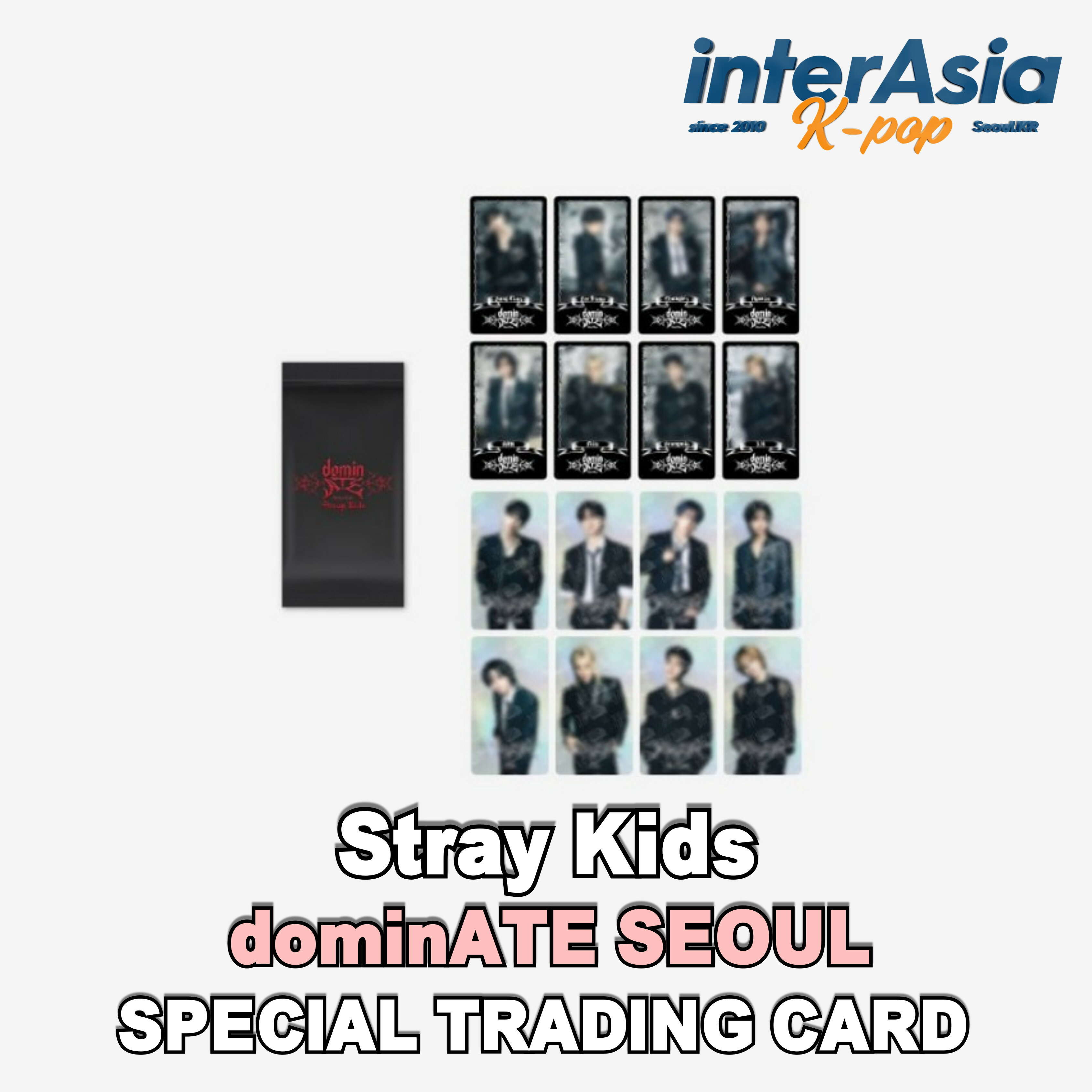 Stray Kids - SPECIAL TRADING CARD 【dominATE SEOUL】 ストレイキッズ スキズ SKZ OFFICIAL MD JYP SHOP 公式グッズ STAY KPOP 無料配送