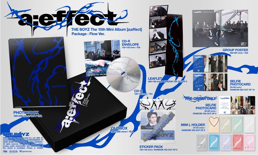 THE BOYZ - The 10th Mini Album 「a;effect」 (Flow Ver.) ドボイズ ザボーイズ O...