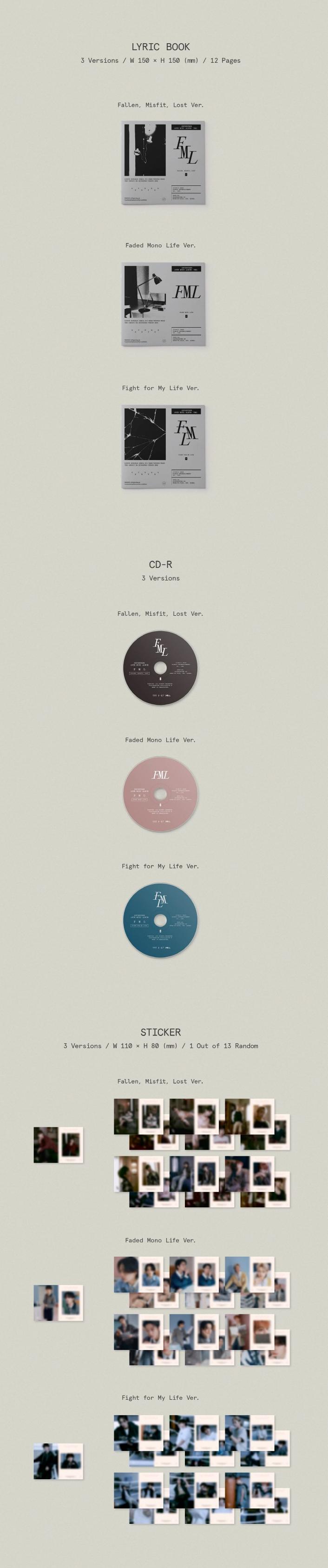 ★LUCKY DRAW特典★3種セット★ SEVENTEEN - 10th Mini Album 「FML」 SOUNDWAVE セブ...