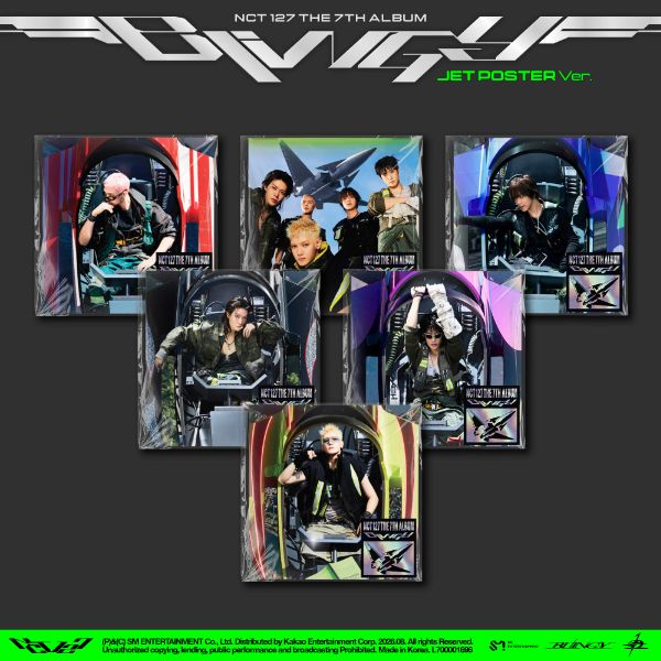 ★6種選択★ NCT 127 - 7th Full Album [BLINGY] (JET Poster Ver.) エヌシーティー イリチル シズニ SMエンターテインメント kpop 韓国盤 送料無料