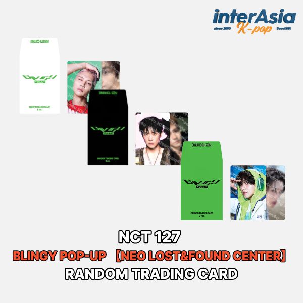 ★11月09日発売★3種選択★ NCT 127 - BLINGY POP-UP 【NEO LOST&FOUND CENTER】 RANDOM TRADING CARD エヌシーティー イリチル シズニ 公式グッズ OFFICIAL MD SMエンターテインメント kpop 韓国盤 送料無料