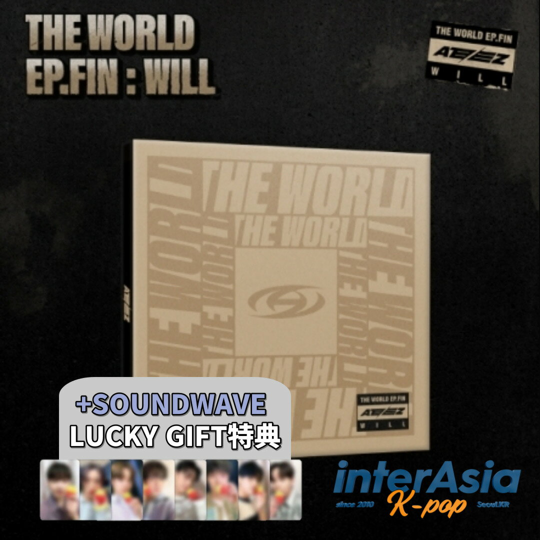 ★SOUNDWAVE LUCKY GIFT特典★8種ランダム★ ATEEZ - 2nd Full Album 「THE WORLD EP.FIN : WILL」 Digipa..