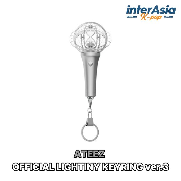 ATEEZ - OFFICIAL LIGHTINY KEYRING ver.3 エイティーズ ペンライトキリング 応援棒 公式グッズ KQエンターテイメント kpop 韓国盤 送料無料