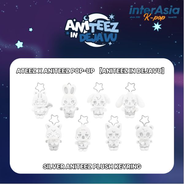 ★11月10日発売★8種選択★ ATEEZ - ANITEEZ POP-UP 【ANITEEZ IN DEJAVU】 SILVER ANITEEZ PLUSH KEYRING エイティーズ アニティズ 公式グッズ OFFICIAL MD KPOP KQエンターテイメント 韓国盤 送料無料