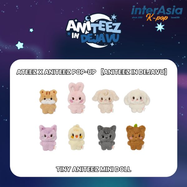★11月10日発売★8種選択★ ATEEZ - ANITEEZ POP-UP 【ANITEEZ IN DEJAVU】 TINY ANITEEZ MINI DOLL エイティーズ アニティズ 公式グッズ OFFICIAL MD KPOP KQエンターテイメント 韓国盤 送料無料