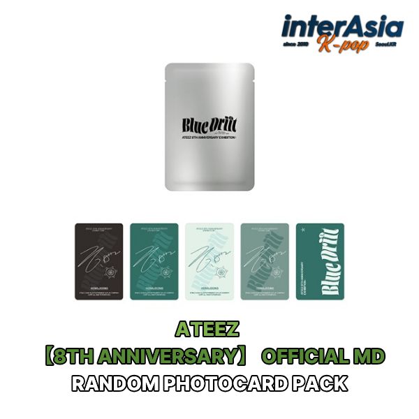 ★11月30日発売★ ATEEZ - 【8TH ANNIVERSARY】 RANDOM PHOTOCARD PACK エイティーズ 公式グッズ OFFICIAL MD KQエンターテイメント kpop 送料無料