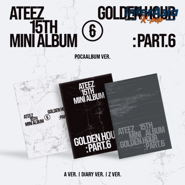 ★11月13日発売★3種選択★ ATEEZ - 15TH MINI ALBUM [GOLDEN HOUR : Part.6] (POCAALBUM) エイティーズ ホンジュン ソンファ ユンホ ヨサン サン ミンギ ウヨン ジョンホ KQエンターテイメント kpop 韓国盤 送料無料 ATEEZ - 15TH MINI ALBUM [GOLDEN HOUR : Part.6] (POCAALBUM) ※ この商品はCD DISK形式のアルバムではございません。 5