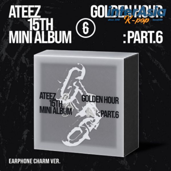 ★11月13日発売★ ATEEZ - 15TH MINI ALBUM [GOLDEN HOUR : Part.6] (EARPHONE CHARM VER.) エイティーズ ホンジュン ソンファ ユンホ ヨサン サン ミンギ ウヨン ジョンホ KQエンターテイメント kpop 韓国盤 送料無料