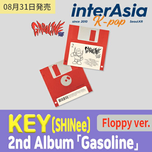 KEY - 2nd Album 「Gasoline」 Floppy ver. 2集 シャイニー キー SHINee kpop 韓国版 韓国直送 送料無料