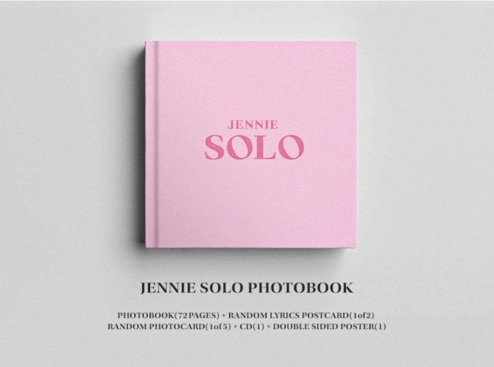[BLACKPINK] JENNIE(ジェニ) - SOLO PHOTOBOOK ブラックピンク ブルピン フォトブ...