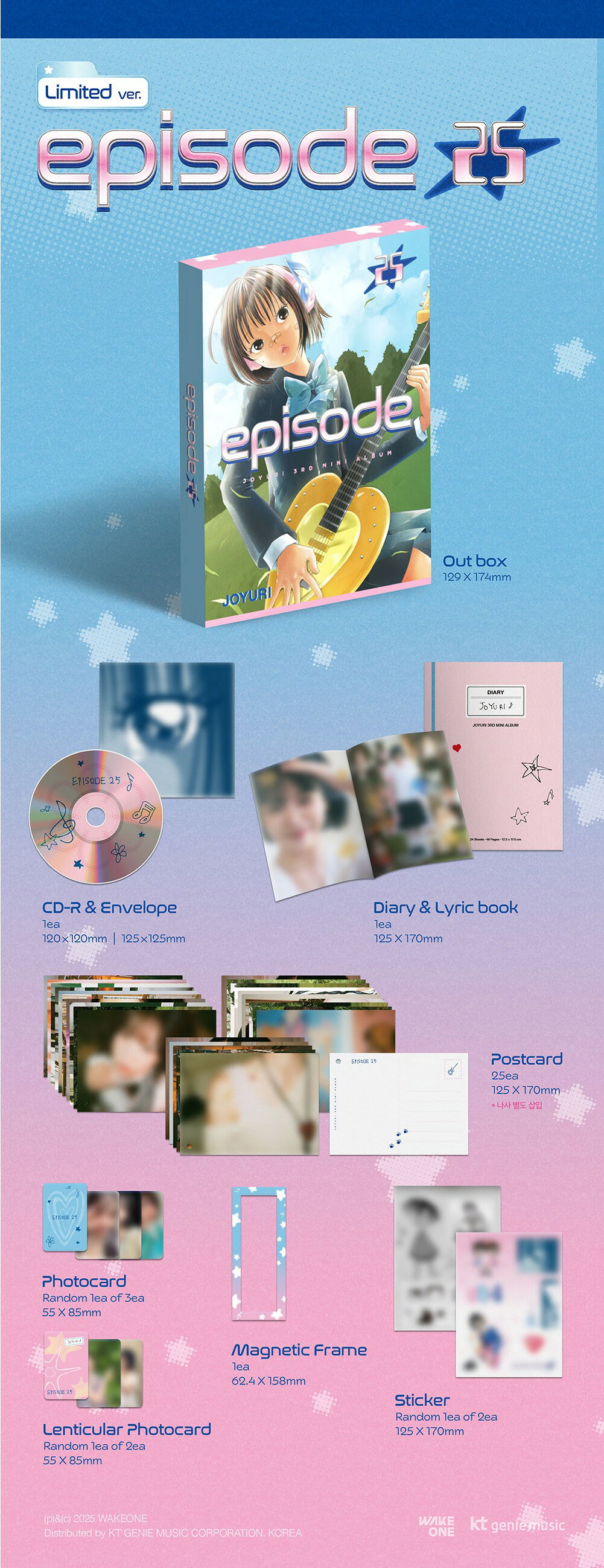 JO YURI - The 3rd Mini Album 「Episode 25」 Episode: Moment (Limited Edition)...
