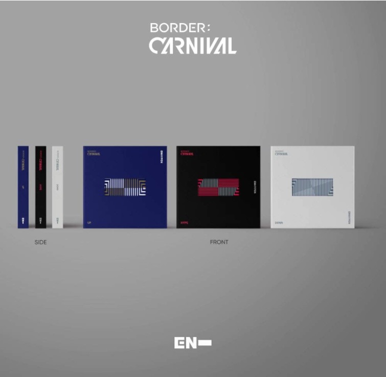 ランダム発送 ENHYPEN - ミニ2集 BORDER : CARNIVAL 2ND MINI ALBUM エンハイプン 韓国盤 K-POP 送料無料