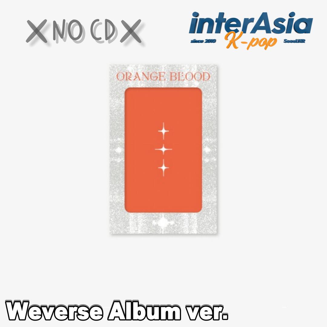 ENHYPEN - 5th Mini Album 「ORANGE BLOOD」 Weverse Album Ver. エンハイプン エナイプン EN- kpop 韓国盤 韓国直送 送料無料