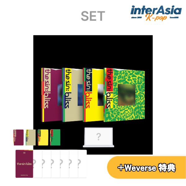 ★08月21日以降入荷★4種セット ★Weverse特典★ ENHYPEN - [THE SIN : BLISS] エンハ...